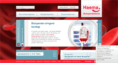 Desktop Screenshot of haema.de